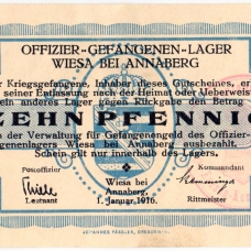 Денежные знаки лагерей военнопленных. Первая Мировая война.