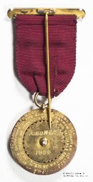 Масонский знак Первого принципала капитула Королевской арки Most Excellent Zerubbabel (Знак Наилучшего Заровавеля)