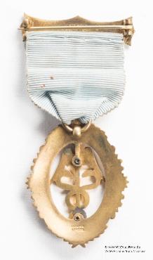 Знак RMIB 19--. STEWARD ROYAL MASONIC INSTITUTION FOR BOYS.  – Королевский Масонский институт для мальчиков.