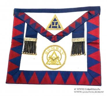 Запон Великого Провинциального Писца (Секретаря) Капитула Королевской Арки Бомбея.