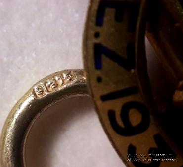 Масонский знак Первого принципала капитула Королевской арки Most Excellent Zerubbabel (Знак Наилучшего Заровавеля).