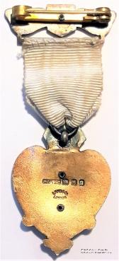 Знак RMIG 1922. STEWARD ROYAL MASONIC INSTITUTION FOR GIRLS.  – Королевский Масонский институт для девочек.