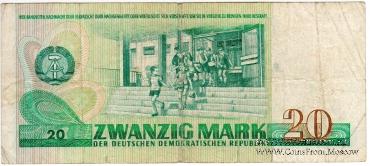 20 марок ГДР 1975 г. 