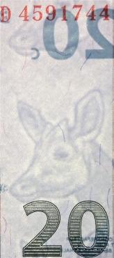 20 сантимов 1997 г.