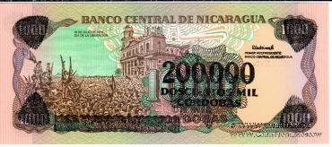 200.000 кордоба 1990 г.