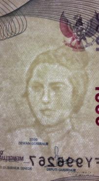 1.000 рупий 2000 г.