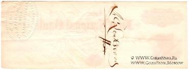 Банковский чек 1869 г.