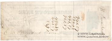 Банковский чек 1873 г.