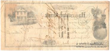 Банковский чек 1869 г.