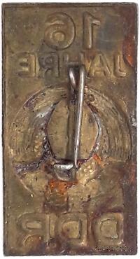 Знак 16 лет ГДР. Германия