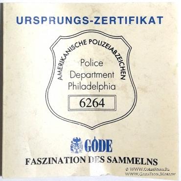 Жетон полиции. США.