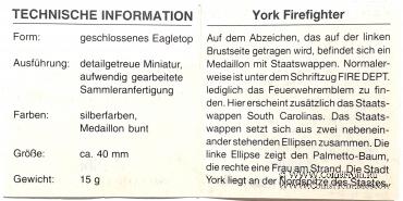 Жетон пожарных. США.