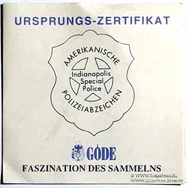 Жетон полиции. США.