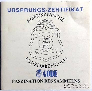 Жетон полиции. США.