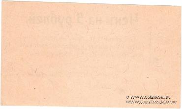 5 рублей 1919 г. (Красноярск)