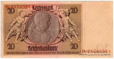 20 рейхсмарок 1929 г.