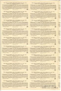 Облигация Общества Ачинск-Минусинской ЖД 1914 г.