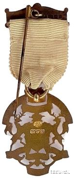 Знак RMIG 1910. STEWARD ROYAL MASONIC INSTITUTION FOR GIRLS – Королевский Масонский институт для девочек.