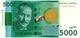 5000 сом 2009 Киргиз образец АА № 0000000 АВ