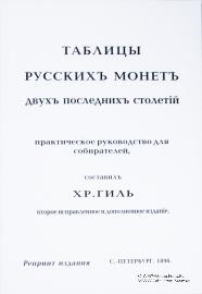 Таблицы русскихъ монетъ. Двухъ последнихъ столетiй. 