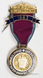 Знак STEWARD (Mark Master Mason) масонов Мастеров Метки