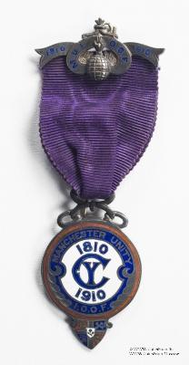 Знак INDEPENDENT ORDER OF ODDFELLOWS MANCHESTER UNITY – МАНЧЕСТЕРСКИЙ СОЮЗ НЕЗАВИСИМОГО ОРДЕНА ТАЙНОГО БРАТСТВА