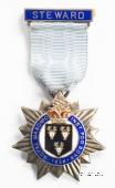 Знак RMIB 1926. STEWARD ROYAL MASONIC INSTITUTION FOR BOYS.  – Королевский Масонский институт для мальчиков.