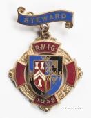 Знак RMIG 1958. STEWARD ROYAL MASONIC INSTITUTION FOR GIRLS – Королевский Масонский институт для девочек.