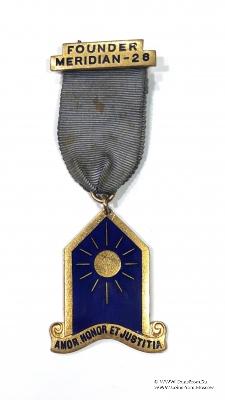 Знак основателя Ложи Meridian-28.