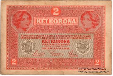 2 кроны 1917 г.
