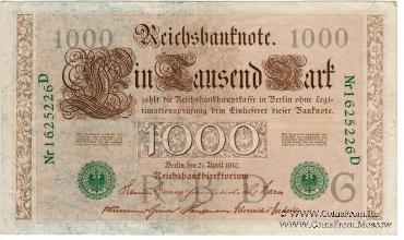 1.000 марок 1910 г.