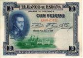 100 песет 1925 г.