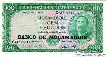 100 эскудо 1961 г.