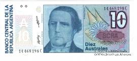 10 аустралей 1989 г.