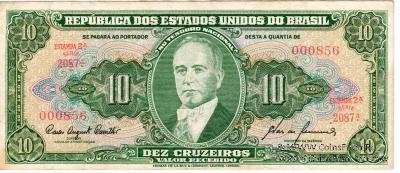 10 крузейро 1960 г.