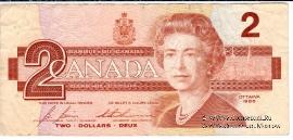 2 доллар 1986 г.