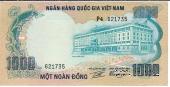 1.000 донгов 1972 г.