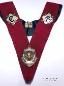 Церемониальная нашейная лента Ложи LOYAL SEDGEMOOR LODGE № 9148. 