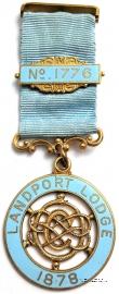 Юбилейный знак 100-летие Ложи (LANDPORT LODGE № 1776).
