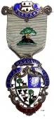 Знак RMIB 1925. STEWARD ROYAL MASONIC INSTITUTION FOR BOYS. – Королевский Масонский институт для мальчиков.