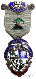 Знак RMIB 1925. STEWARD ROYAL MASONIC INSTITUTION FOR BOYS. – Королевский Масонский институт для мальчиков.