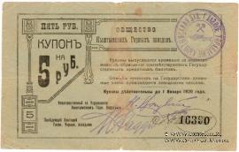 5 рублей 1919 г. (Кыштым)