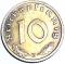 10 рейхспфеннингов 1939 г. (D)