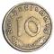 10 рейхспфеннингов 1937 г. (А)