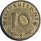 10 рейхспфеннингов 1938 г. (Е)