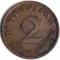 2 рейхспфеннинга 1937 г. (G)