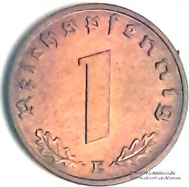 1 рейхспфеннинг 1938 г. (Е)