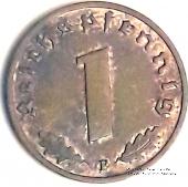 1 рейхспфеннинг 1939 г. (F)