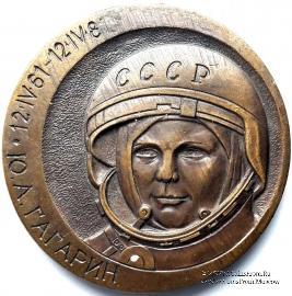 ХХ лет первого полета человека в космос. Гагарин Ю.А.