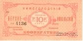 10 рублей б/д (Нижний Новгород)